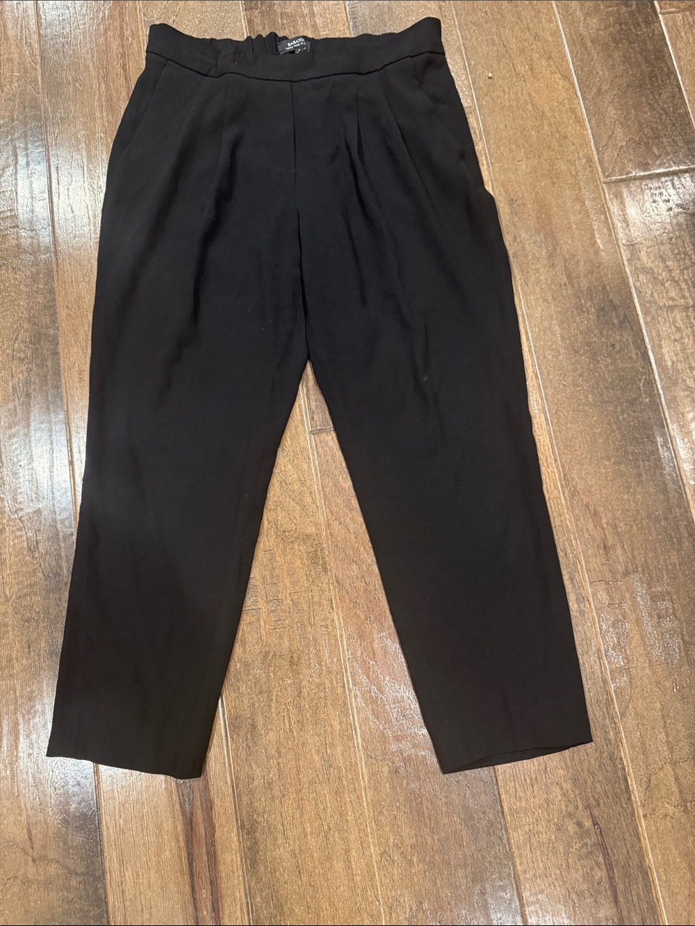 Babaton Black Pleated Dress Trousers